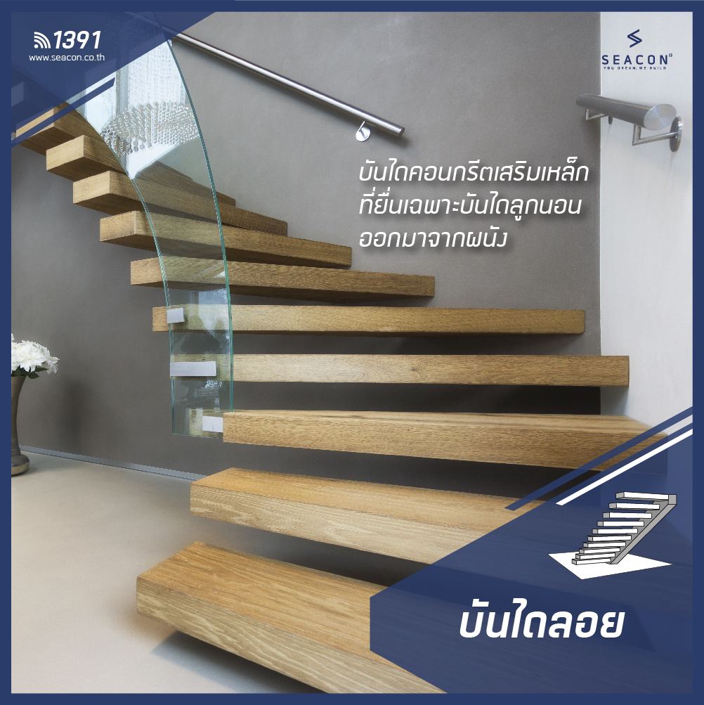 บันไดมีแบบไหนบ้าง - บริษัทรับสร้างบ้าน ซีคอน สร้างได้อย่างที่ฝัน สร้าง ...